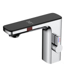 Smart Bathroom Sink Basin Touch Sensor Faucet with LED Temperature Display Hot Cold