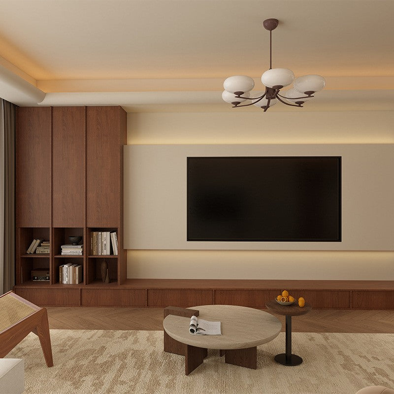 Custom Plywood Entertainment Center TV Stand Living Room Cabinet | JYN Home