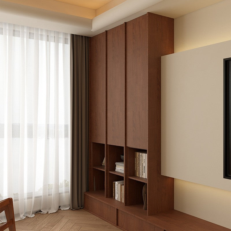 Custom Plywood Entertainment Center TV Stand Living Room Cabinet | JYN Home