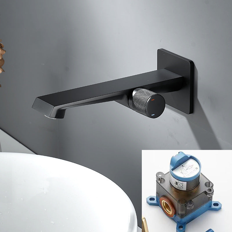 Built-in Basin Faucet Hot Cold Water Wall-mounted Water Tap