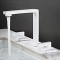 Luxury European 3-Hole Bathroom Sink Faucet with Hot & Cold Mixer Brass Basin Tap