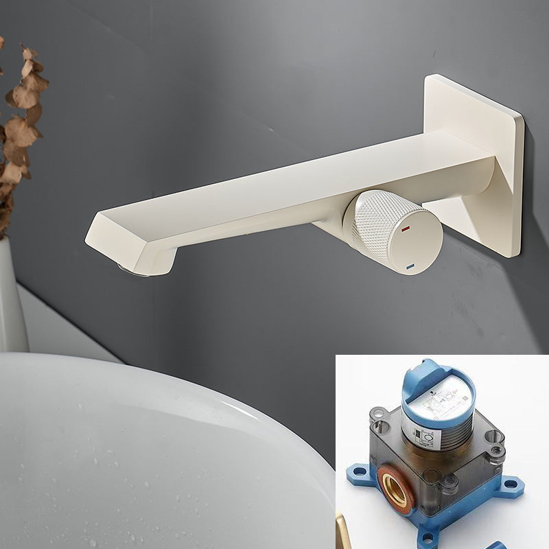 Built-in Basin Faucet Hot Cold Water Wall-mounted Water Tap