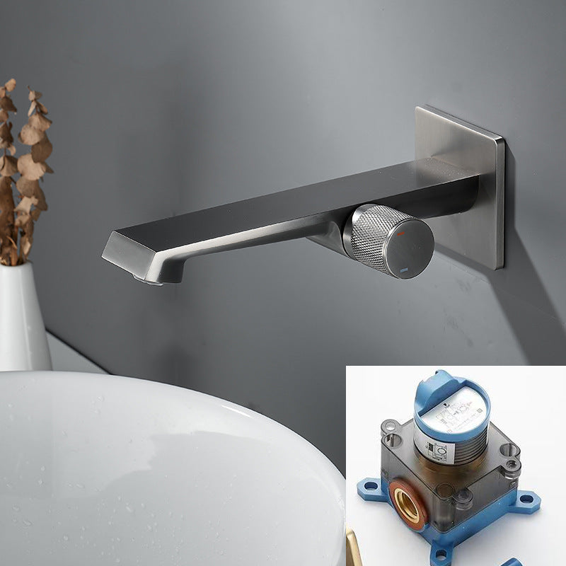 Built-in Basin Faucet Hot Cold Water Wall-mounted Water Tap