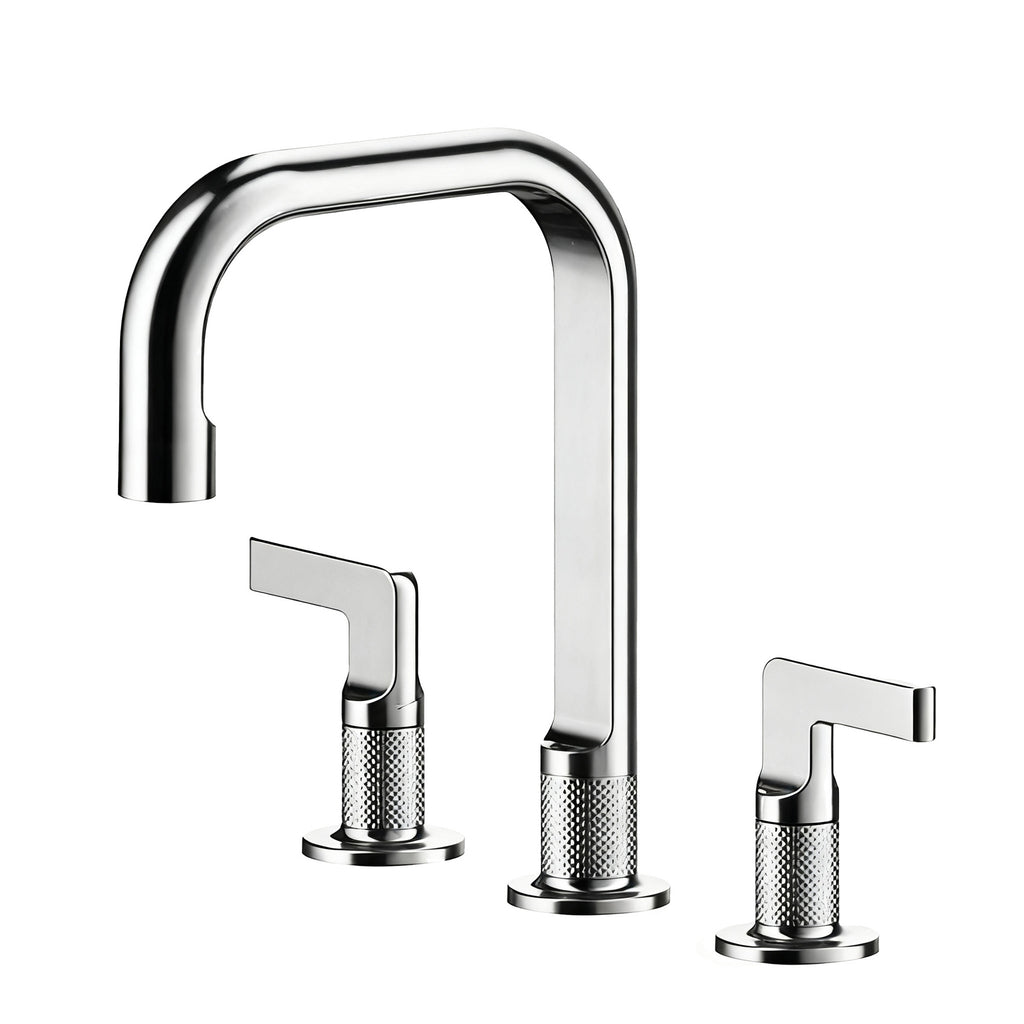 Basin Hot Cold Faucet Bathroom Sink Double Handles Water Tap
