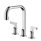 Basin Hot Cold Faucet Bathroom Sink Double Handles Water Tap