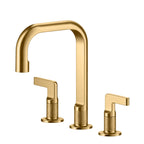 Basin Hot Cold Faucet Bathroom Sink Double Handles Water Tap