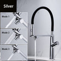 3-in-1 Kitchen Faucet Sink Purifier Faucet Hot Cold Water Pull-out