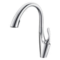 Pull-out Kitchen Sink Faucet With Hot Cold Water Settings And Rotatable Operation