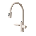 Kitchen Sink Faucet Hot Cold Water Waterfall Digital Display Pull-out