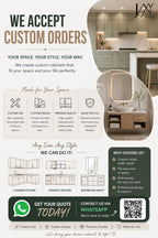 36" Bathroom Vanity with Sink Modern Smart Mirror Plywood Storage Cabinet