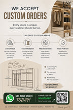 Custom Plywood Entertainment Center TV Stand Living Room Cabinet | JYN Home